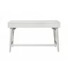 Alpine Furniture Flynn Large Desk in White - Back View - Alpine Furniture Flynn Large Desk in White - Back View