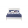 Flynn Queen Panel Bed in White - Front