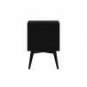 Alpine Furniture Flynn Nightstand in Black - Back