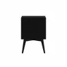 Alpine Furniture Flynn Nightstand in Black - Back - Alpine Furniture Flynn Nightstand in Black - Back