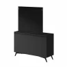 Alpine Furniture Flynn Mirror in Black - Back Angled - Alpine Furniture Flynn Mirror in Black - Back Angled