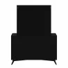 Alpine Furniture Flynn Mirror in Black - Back Angled - Alpine Furniture Flynn Mirror in Black - Back Angled