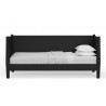 Alpine Furniture Flynn Mid Century Modern Twin Size Day Bed in Black - Front View