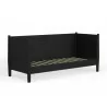Alpine Furniture Flynn Mid Century Modern Twin Size Day Bed in Black - Angled Frame Only - Alpine Furniture Flynn Mid Century Modern Twin Size Day Bed in Black - Angled Frame Only