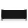 Alpine Furniture Flynn Mid Century Modern Twin Size Day Bed in Black - Back