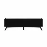 Alpine Furniture Flynn Bench in Black - Back View - Alpine Furniture Flynn Bench in Black - Back View