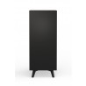Alpine Furniture Flynn Large Bar Cabinet in Black - Side