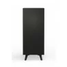 Alpine Furniture Flynn Large Bar Cabinet in Black - Side - Alpine Furniture Flynn Large Bar Cabinet in Black - Side