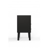 Alpine Furniture Flynn Large Nightstand in Black - Side