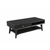 Alpine Furniture Flynn Coffee Table in Black - Angled - Alpine Furniture Flynn Coffee Table in Black - Angled