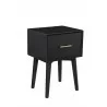 Alpine Furniture Flynn End Table In Black - Angled - Alpine Furniture Flynn End Table In Black - Angled