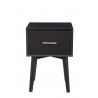 Alpine Furniture Flynn End Table In Black - From
