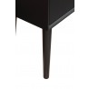 Alpine Furniture Flynn End Table In Black - Leg Close-up
