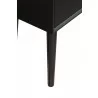 Alpine Furniture Flynn End Table In Black - Leg Close-up - Alpine Furniture Flynn End Table In Black - Leg Close-up