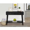 Alpine Furniture Flynn Console Table in Black - Front Lifestyle
