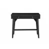 Alpine Furniture Flynn Mini/Large Desk in Black - Front - Alpine Furniture Flynn Mini/Large Desk in Black - Front