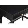 Alpine Furniture Flynn Mini/Large Desk in Black - Top Angled