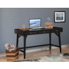 Alpine Furniture Flynn Large Desk in Black - Angled Lifestyle