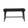 Alpine Furniture Flynn Large Desk in Black - Front