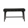Alpine Furniture Flynn Large Desk in Black - Front - Alpine Furniture Flynn Large Desk in Black - Front