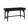 Alpine Furniture Flynn Large Desk in Black - Angled View