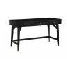 Alpine Furniture Flynn Large Desk in Black - Angled View - Alpine Furniture Flynn Large Desk in Black - Angled View