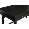 Alpine Furniture Flynn Large Desk in Black - Top Angled