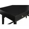 Alpine Furniture Flynn Large Desk in Black - Top Angled - Alpine Furniture Flynn Large Desk in Black - Top Angled
