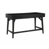 Alpine Furniture Flynn Large Desk in Black - Back Angled - Alpine Furniture Flynn Large Desk in Black - Back Angled