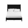 Flynn Full Size Panel Bed in Black - Front - Flynn Full Size Panel Bed in Black - Front