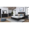 Flynn Queen Panel Bed in Black - Lifestyle 2