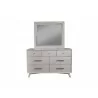 Alpine Furniture Flynn Mirror in Grey - Front - Alpine Furniture Flynn Mirror in Grey - Front