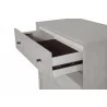 Flynn Small Chest in Gray - Drawer Opened - Flynn Small Chest in Gray - Drawer Opened
