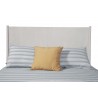 Flynn Full Size Panel Bed in Gray - Headboard