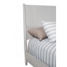 Flynn Full Size Panel Bed in Gray - Headboard Angled
