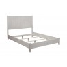 Flynn Queen Panel Bed in Gray - Angled without Cushion