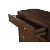 Alpine Furniture - Flynn Chest In Walnut - Drawers Close-up