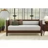 Alpine Furniture Flynn Mid Century Modern Twin Size Day Bed in Walnut - Lifestyle - Alpine Furniture Flynn Mid Century Modern Twin Size Day Bed in Walnut - Lifestyle