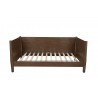 Alpine Furniture Flynn Mid Century Modern Twin Size Day Bed in Walnut - Front Frame Only
