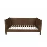 Alpine Furniture Flynn Mid Century Modern Twin Size Day Bed in Walnut - Front Frame Only - Alpine Furniture Flynn Mid Century Modern Twin Size Day Bed in Walnut - Front Frame Only