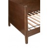 Alpine Furniture Flynn Mid Century Modern Twin Size Day Bed in Walnut - Leg Frame Only