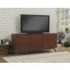 Alpine Furniture Flynn Large TV Console in Walnut - Lifestyle - Alpine Furniture Flynn Large TV Console in Walnut - Lifestyle