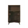 Alpine Furniture Flynn Large Bar Cabinet in Walnut - Front with Opened Drawer - Alpine Furniture Flynn Large Bar Cabinet in Walnut - Front with Opened Drawer