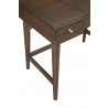 Alpine Furniture Flynn Bedroom Vanity in Walnut - Leg Close-up
