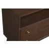 Alpine Furniture Flynn Large Nightstand in Walnut - Top Angled Drawer - Alpine Furniture Flynn Large Nightstand in Walnut - Top Angled Drawer