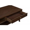 Alpine Furniture Flynn Coffee Table in Walnut - Opened Drawer 