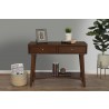Alpine Furniture Flynn Console Table in Walnut - Lifestyle