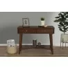 Alpine Furniture Flynn Console Table in Walnut - Lifestyle - Alpine Furniture Flynn Console Table in Walnut - Lifestyle