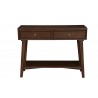 Alpine Furniture Flynn Console Table in Walnut - Front