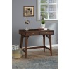 Alpine Furniture Flynn Mini/Large Desk in Walnut - Lifestyle